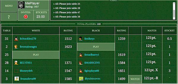 cribbage for html5 on desktop and mobile